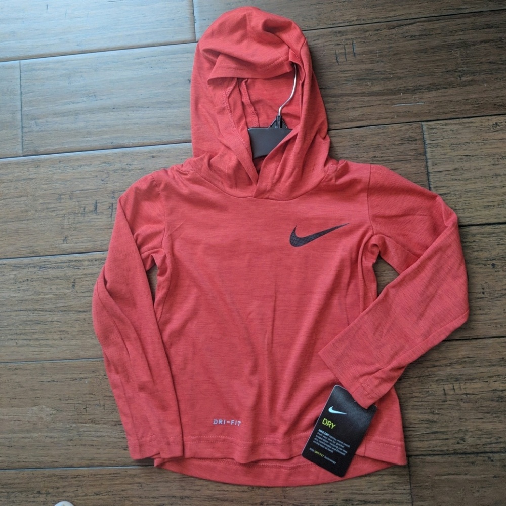 Nike long sleeve hoodie tee